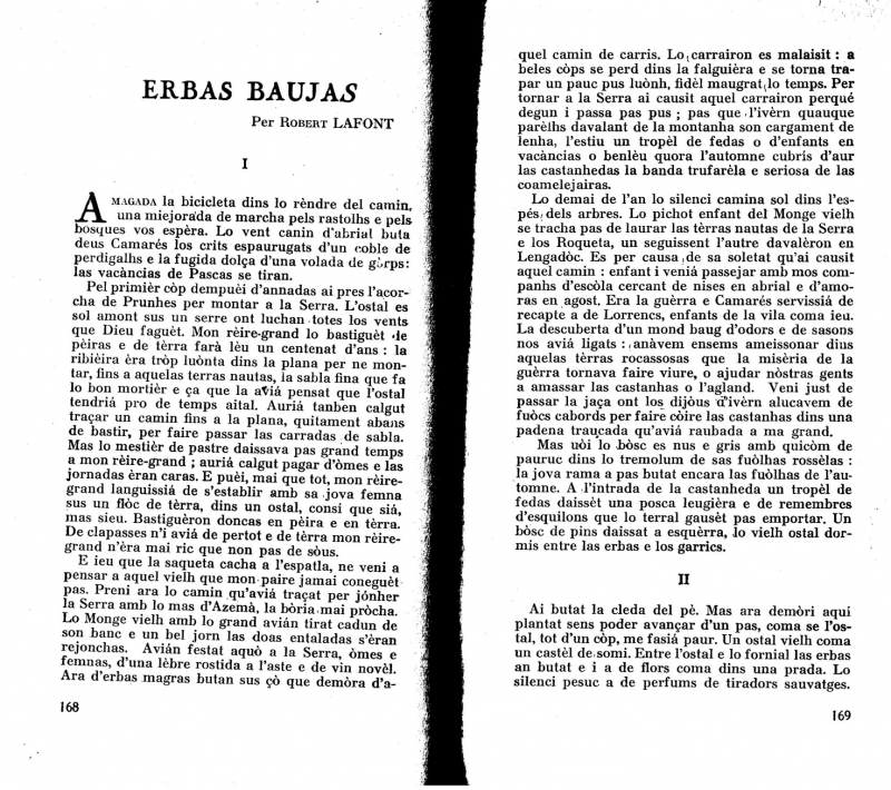 « Erbas baujas », OC, 1955, 198, 168-169.